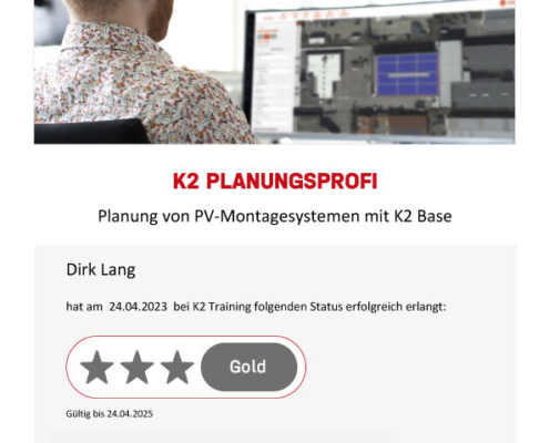 K2 Planungsprofi Planung von PV-Montagesystemen mit K2 Base