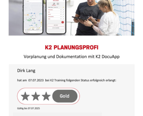 K2 Planungsprofi Vorplanung und und Dokumentation mit K2 DocuApp